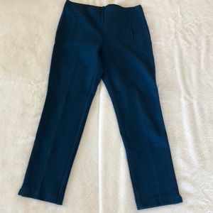 Chico’s Peacock Blue size 0 Ankle Stretch Pant